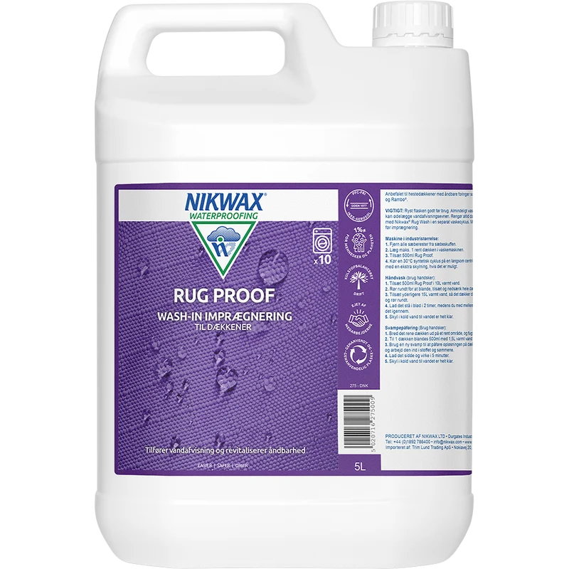 Nikwax Rug Proof 5 Liter - Imprægnering til Dækkener