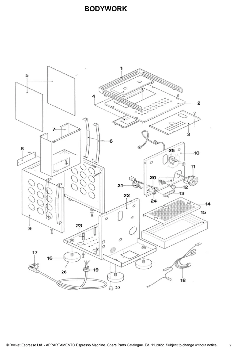 Rocket sidepanel Appartamento (ekskl. plader) - Reservedele OEM-nummer: A019905629