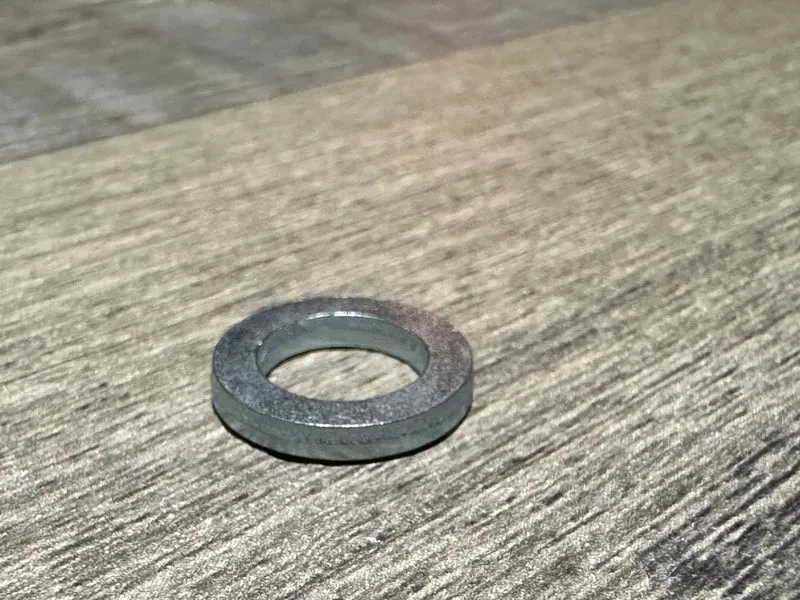 M10 - 16mm 2,5mm tyk skiveafstandsstykke F6087