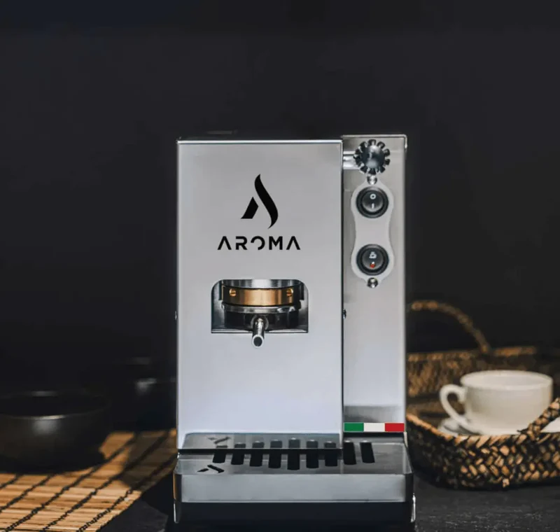 Aroma Plus Silver – Premium italiensk E.S.E Pod espressomaskine