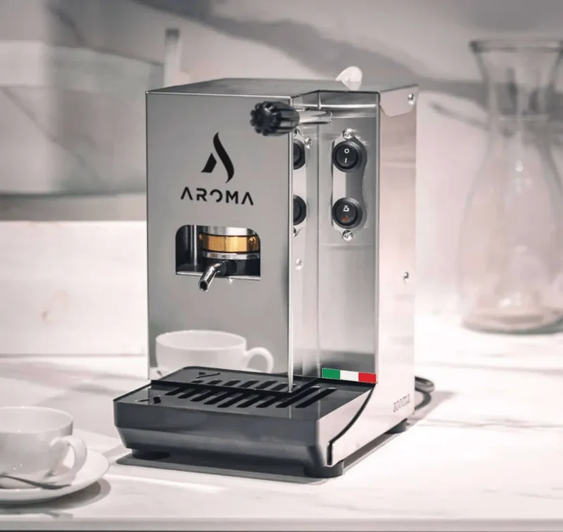 Aroma Plus Silver – Premium italiensk E.S.E Pod espressomaskine