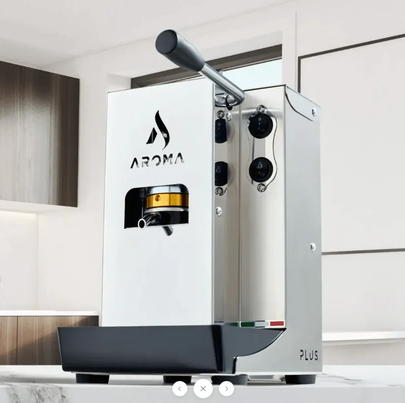 Aroma Plus+ – Kompakt italiensk espressomaskine til pods