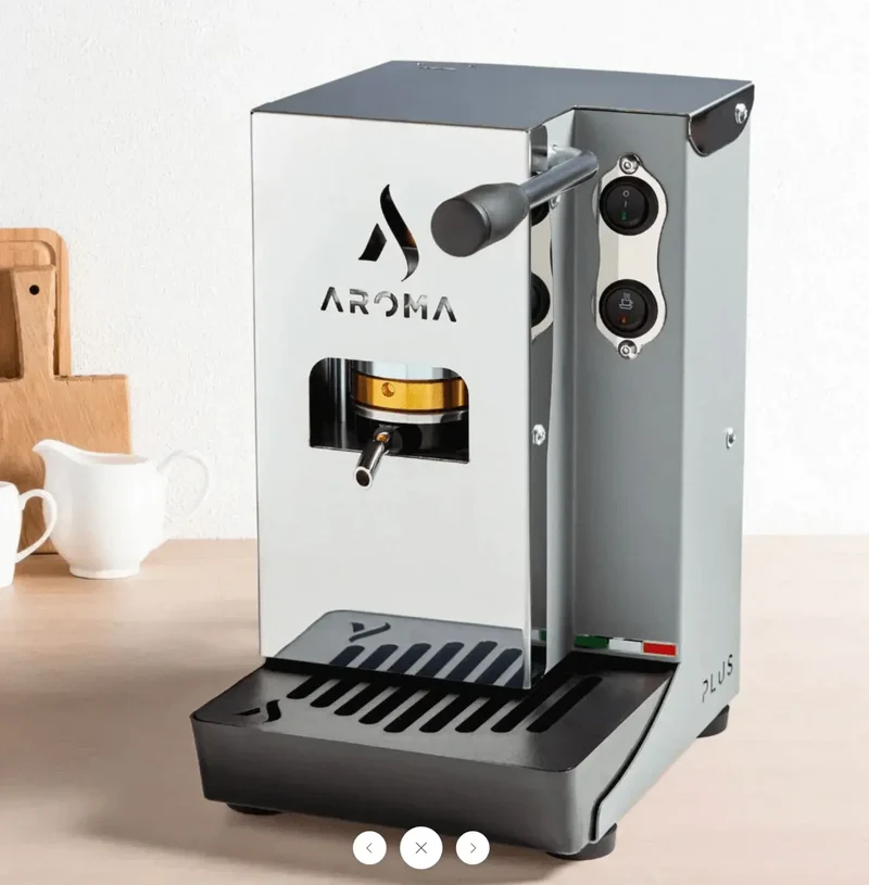 Aroma Plus+ – Kompakt italiensk espressomaskine til pods