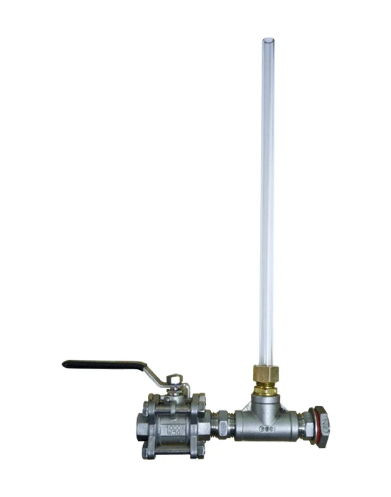 12" Sight Glass Tee & Valve