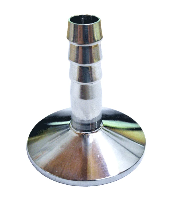 1 1/2" Sanitary Tri-Clamp x 1/2" Barb