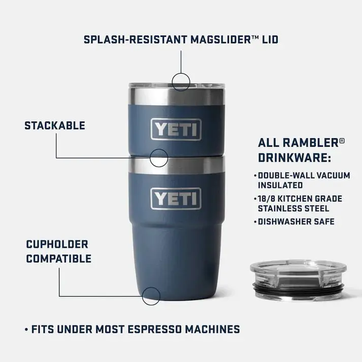 Rambler Stabelbar Kop 237ml - Hvid