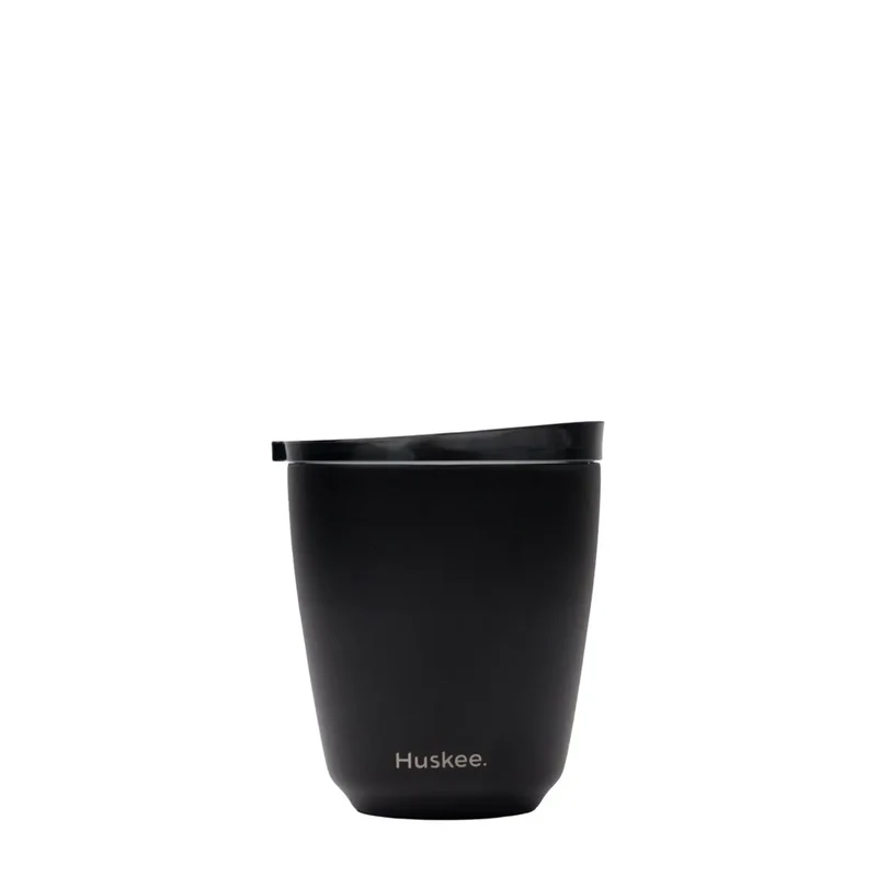 Huskee Stål krus 235 ml – holdbar kaffekop i sort