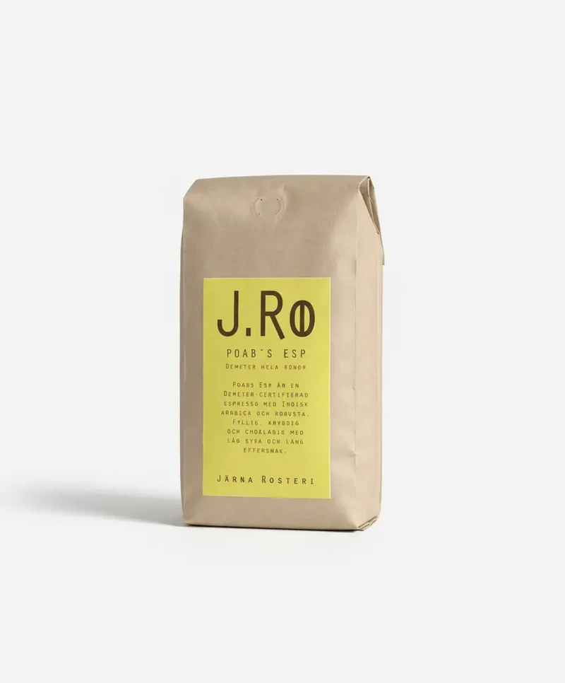 Järna Rosteri Poab’s ESP – Biodynamisk Espresso 450 g