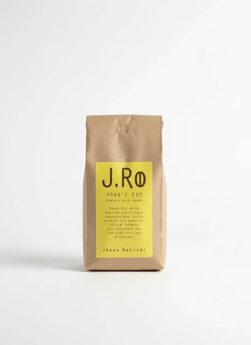 Järna Rosteri Poab’s ESP – Biodynamisk Espresso 450 g