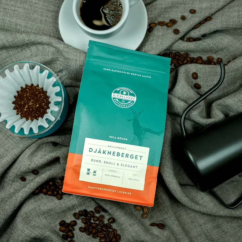 Björklunds Kaffebox – 3 x brygmalet kaffe i gaveæske