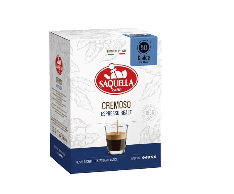 Saquella Cialda Cremoso kapsler - 50 stk