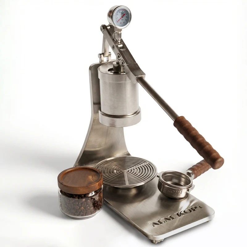 Aleman Sniper espressomaskine med manuel arm | Precision Tower i rustfrit stål