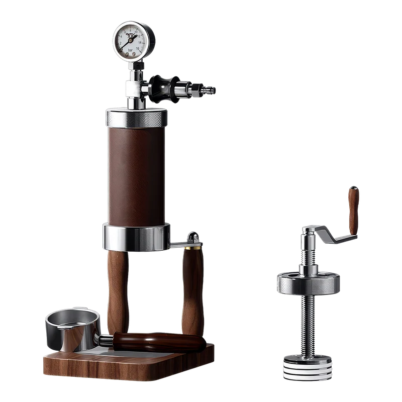 Aleman Nomad Hybrid Bærbar espressomaskine | Håndsving og pneumatisk 2-i-1