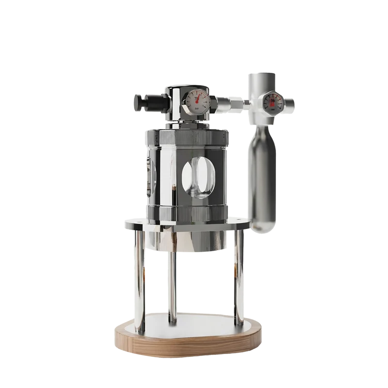 Aleman mikro pneumatisk espressomaskine | Luftdrevet 58 mm bordmodel