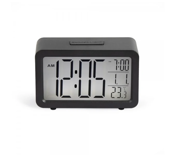 Livoo Sort vækkeur med LED-display