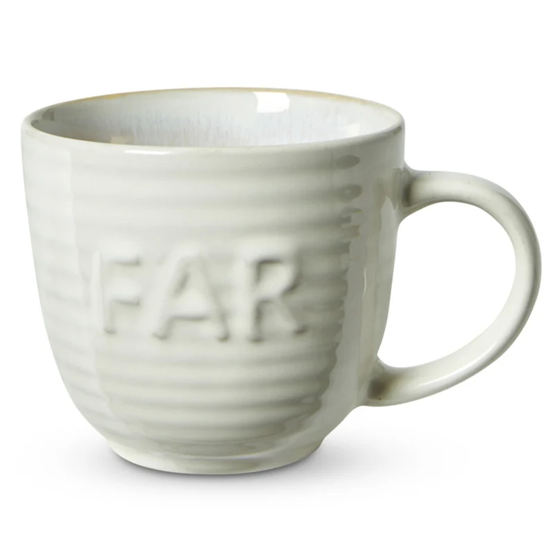 Far krus med hank hvid 240 ml