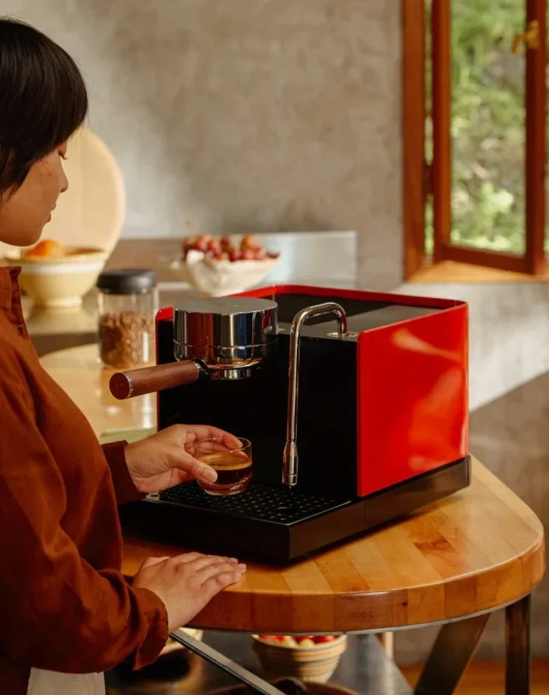 Serie 1-espressomaskine og kaffebrygger – sort