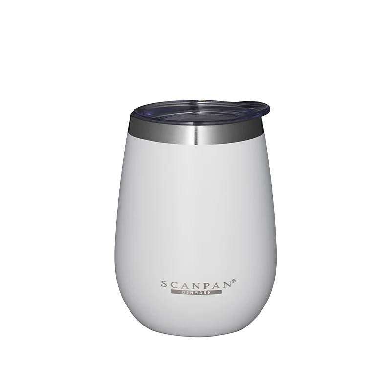 Scanpan TO-GO termotumbler/termokop med låg White 300 ml