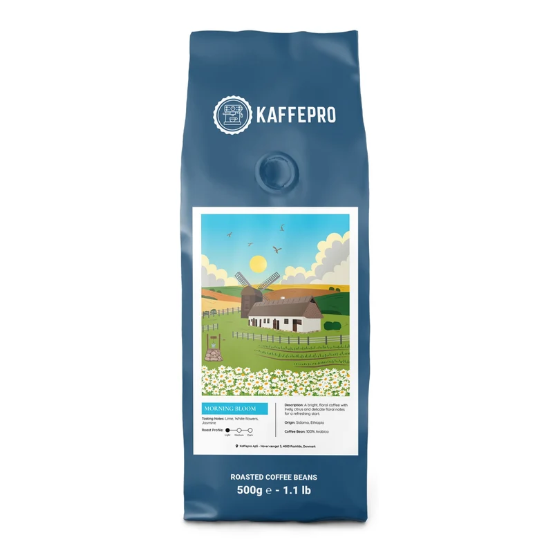 Kaffepro Morning Bloom - Kaffepakke: 6 x 500g Kaffebønner