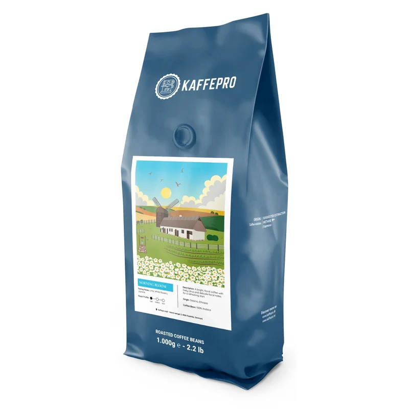 Kaffepro Morning Bloom - Kaffepakke: 4 x 1kg Kaffebønner