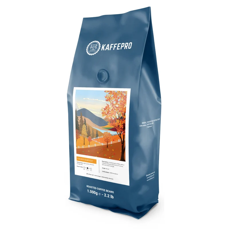 Kaffepro Golden Harvest - Kaffepakke: 2 x 1kg Kaffebønner