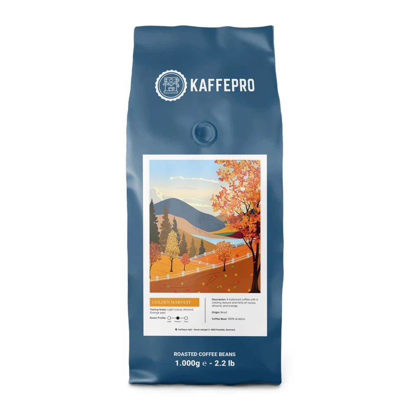 Kaffepro Golden Harvest - Kaffepakke: 2 x 1kg Kaffebønner