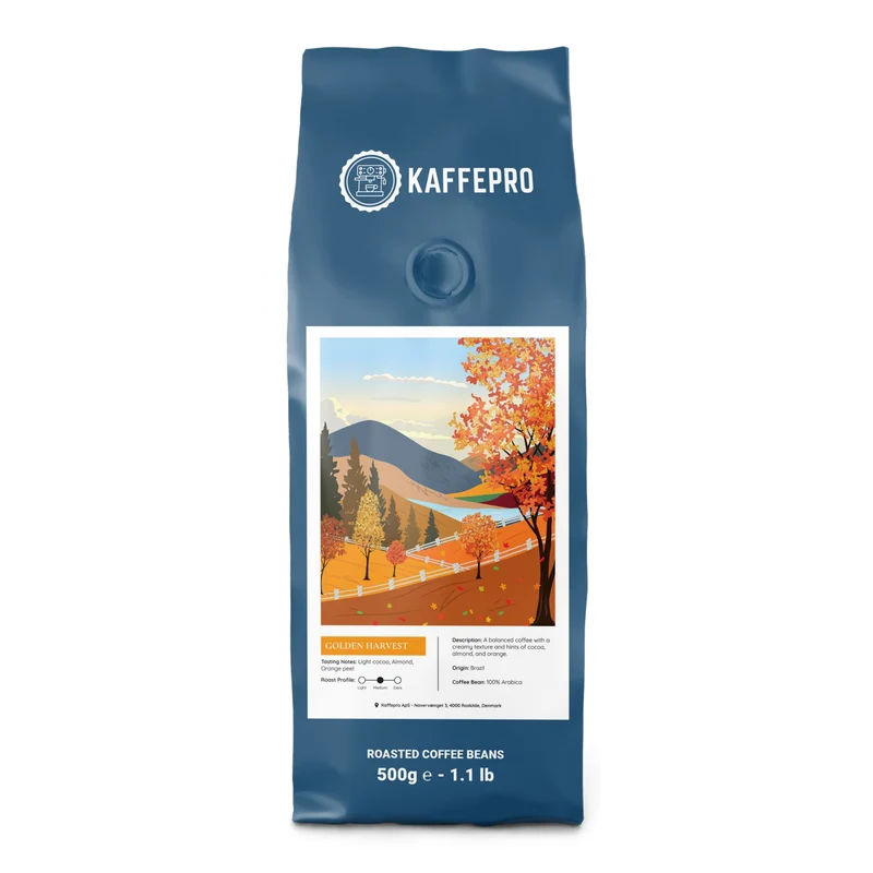 Kaffepro Golden Harvest - 500g Kaffebønner