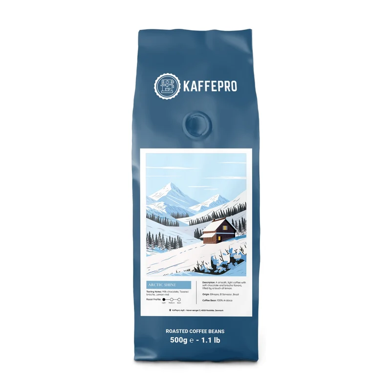 Kaffepro Arctic Shine - Kaffepakke: 12 x 500g Kaffebønner