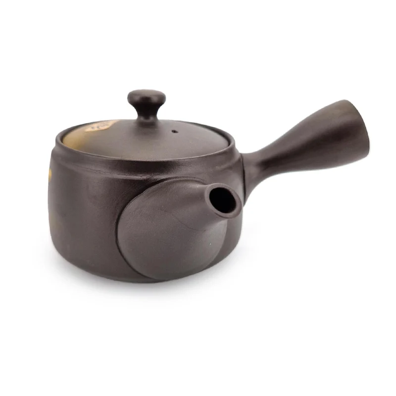 Japansk Kyusu fra Tokoname med med Pastelgule Blomster – 300 ml