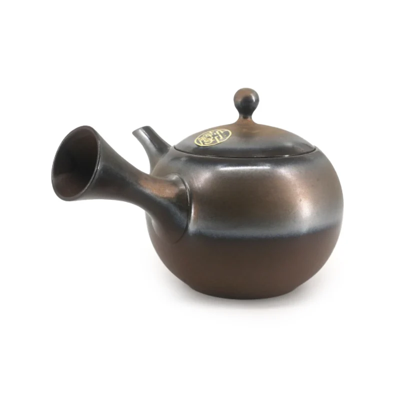 Japansk Kyusu fra Tokoname med Metallisk Farvespil – 260 ml