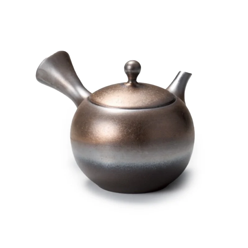 Japansk Kyusu fra Tokoname med Metallisk Farvespil – 260 ml