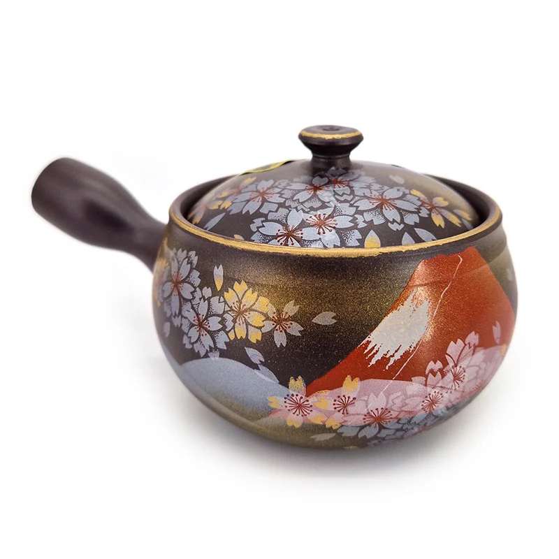 Japansk Kyusu fra Tokoname med Mount Fuji – 314 ml