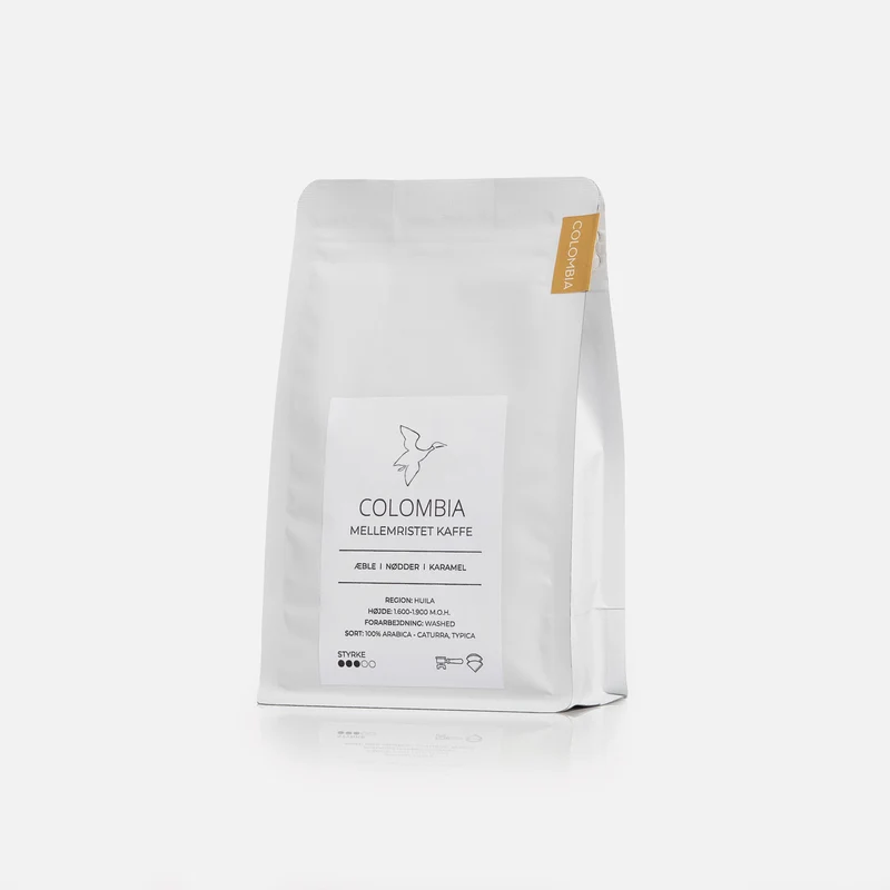 Mellemristet kaffe fra Colombia