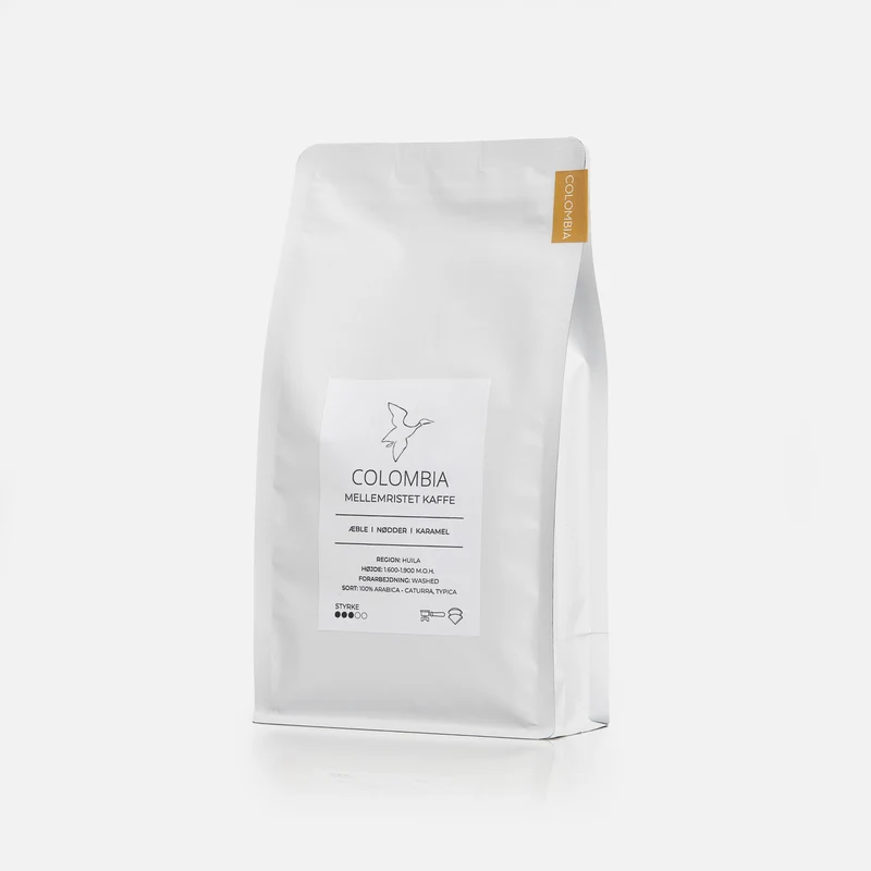 Mellemristet kaffe fra Colombia