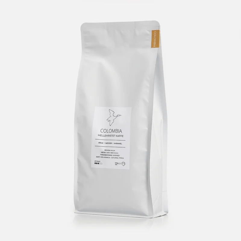 Mellemristet kaffe fra Colombia