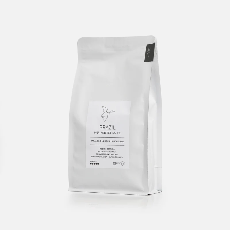 Mørkristet kaffe fra Brasilien