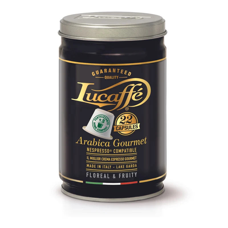 Italiensk luksus kaffekapsler. Lucaffe 100% Arabica