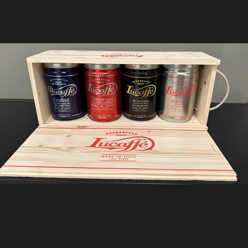 Lucaffe Gaveæske med hele bønner