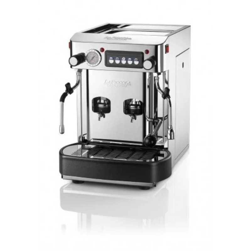 Italiensk håndbygget espressomaskine med steamer. Cecilia Speedy 2 Group. Automatic Stål