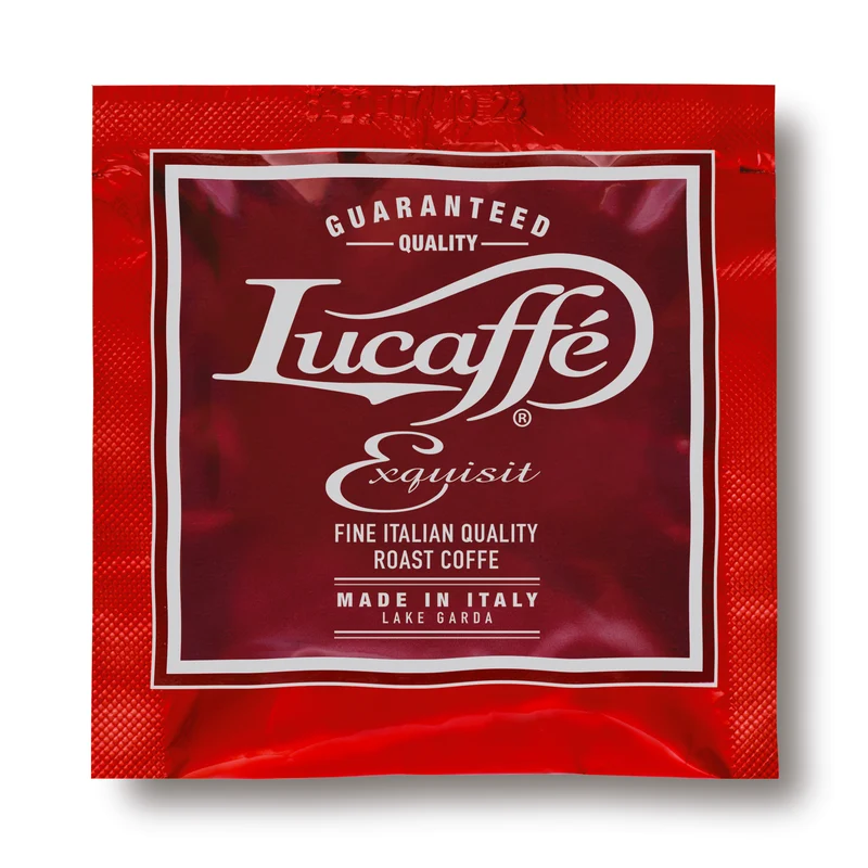 Premium Italiensk kaffe. Lucaffe Exquisit kaffe pods 150 stk.