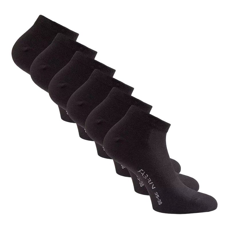 Fabrin Shorty 6-pak Uni. - Voksen Ankelsokker