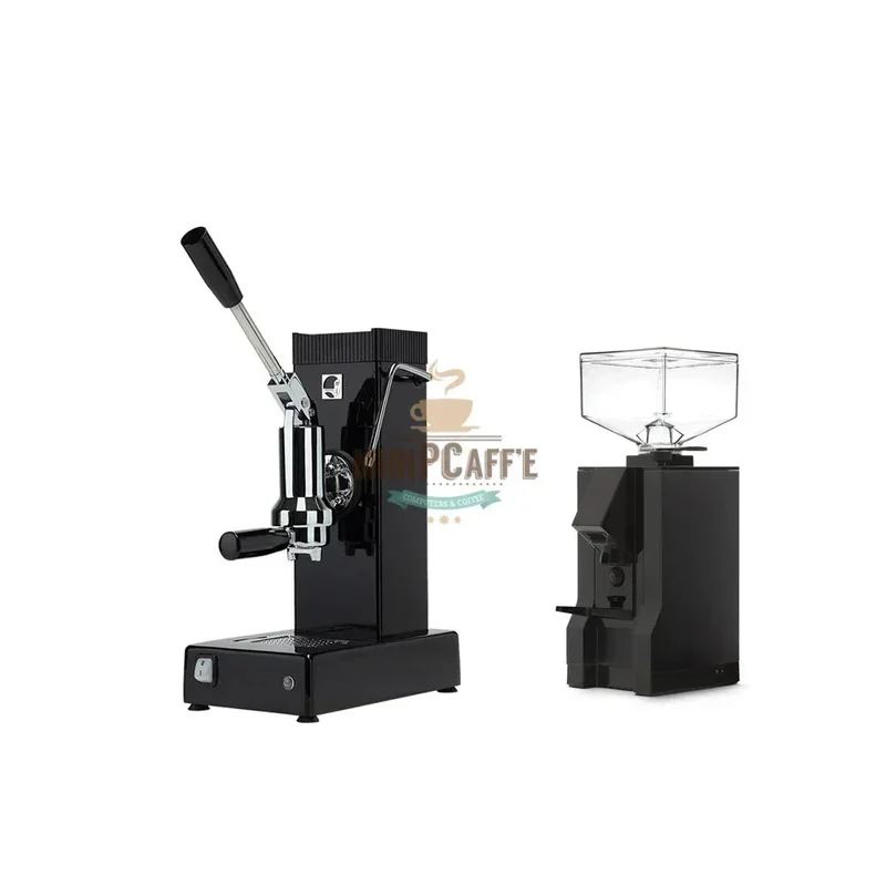 Pontevecchio Export Black with Eureka Manuale Grinder