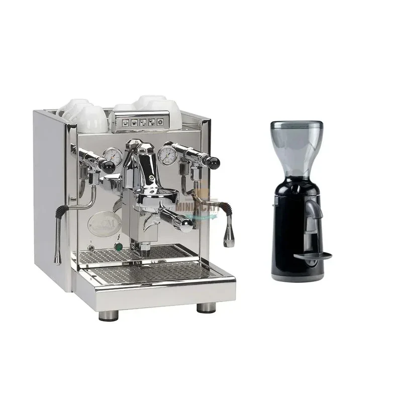 ECM Elektronika II Profi with Nuova Simonelli Grinta