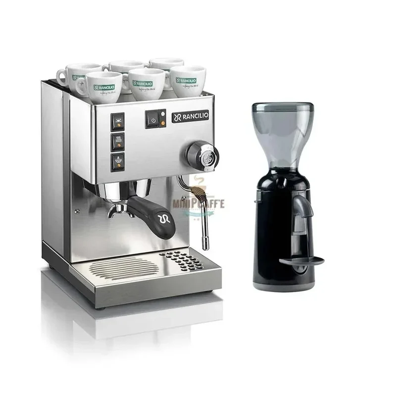 Rancilio Silvia V6 with Nuova Simonelli Grinta Grinder
