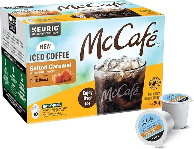 McCafe Iced Coffee Salted Caramel 10 CT