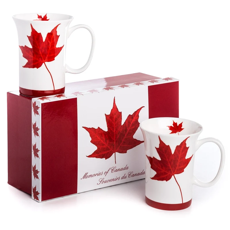McIntosh 2 Mug Set - Canada Maple Leaf