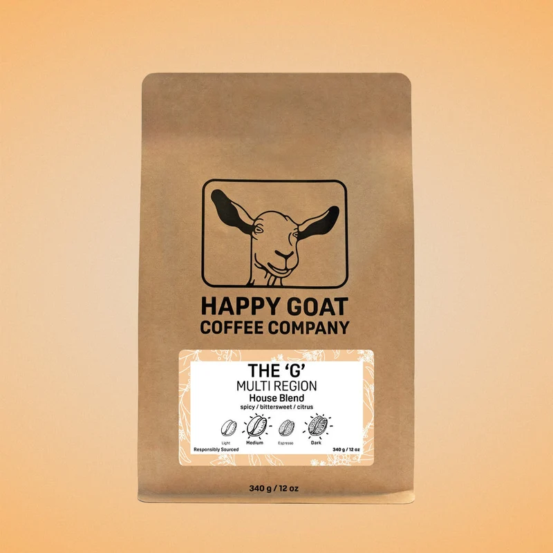 Happy Goat Coffee Company WB The "G" 12oz (340g)