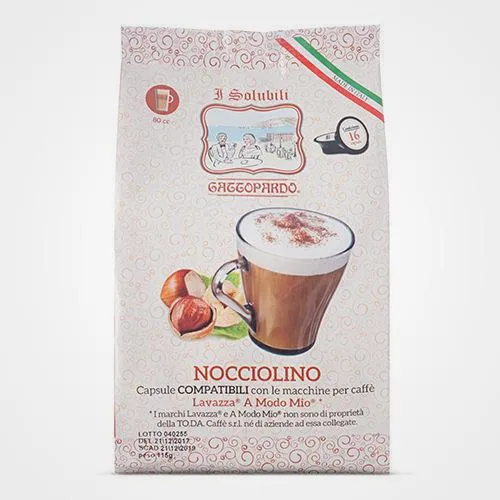Caffè capsule compatibili A modo Mio Nocciolino 16 capsule