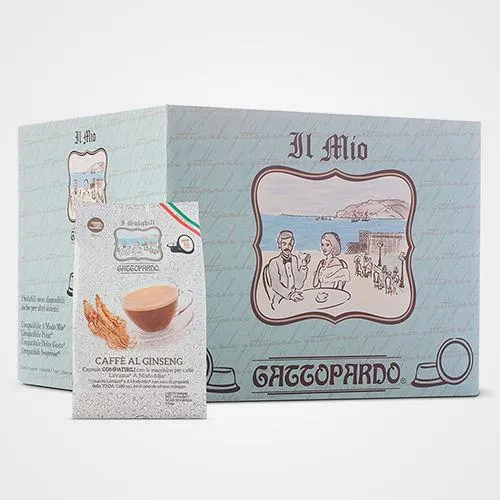 Caffè capsule compatibili A modo Mio Ginseng 16 capsule