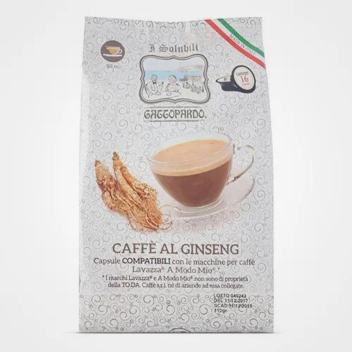 Caffè capsule compatibili A modo Mio Ginseng 16 capsule